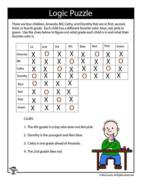 Logic Problem Answer Key Kindle Editon