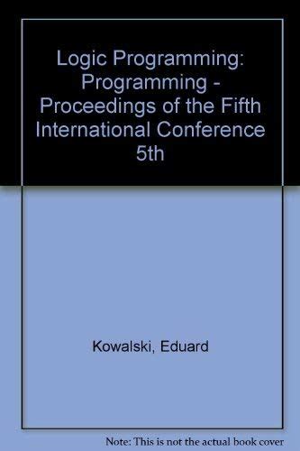 Logic Programming 2 Proceedings of the Fifth International Conference and Symposium Epub