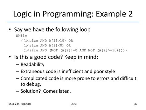 Logic for Programming Doc