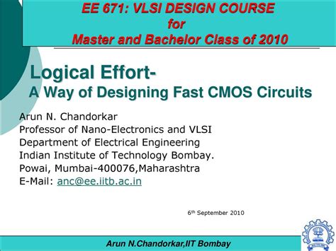 Logical Effort Designing Fast CMOS Circuits Reader