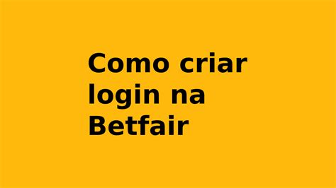 Login na Betfair