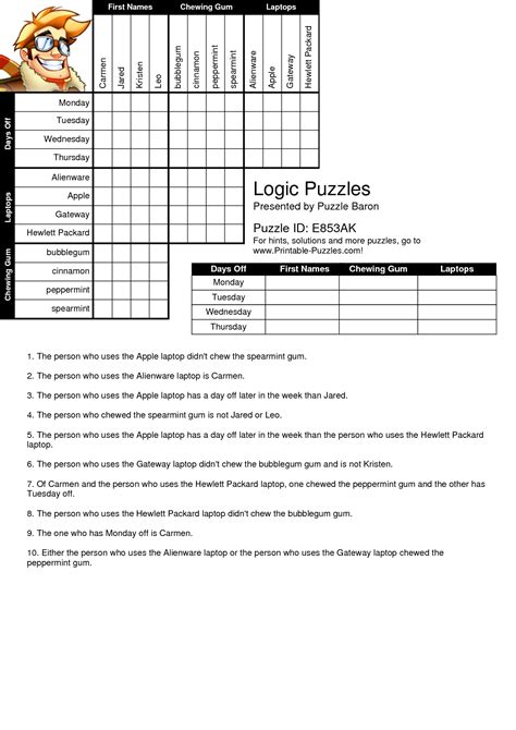 Logistic Puzzles Reader