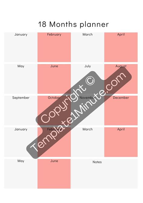 Lollipop Weekly Planner 18 Month Calendar Reader