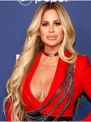 Long 26" Wavy Without Bangs Lace Front Kim Zolciak Wigs