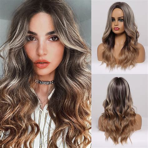 Long 45cm Grey to Blonde Synthetic Ombre Wig: A Timeless Transformation in 2025