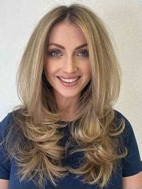 Long Blonde Wigs Incredible Synthetic Without Bangs Wig Wavy Long Wigs