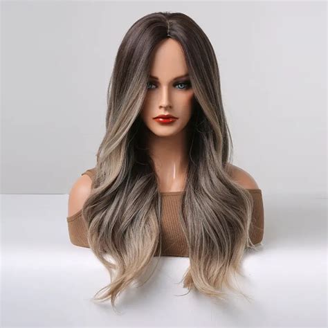 Long Brown 16" Sleek Long Wigs: The Epitome of Beauty