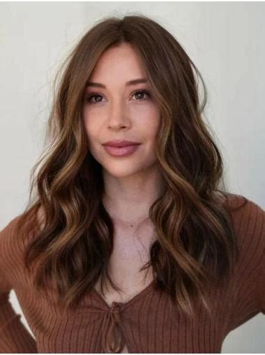 Long Brown Wigs 2025: Wavy Synthetic Lace Wig Durable Long Hair Wigs