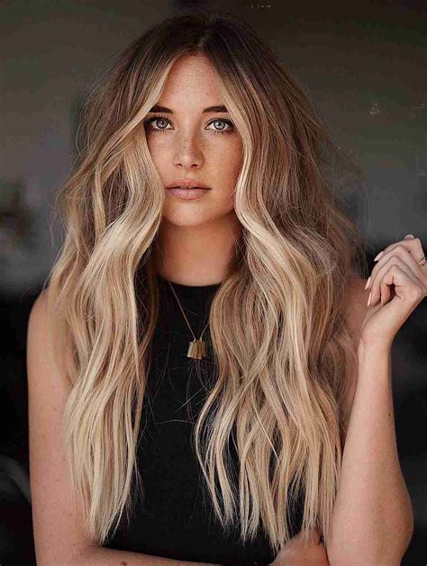 Long Hair Wigs Fashion Without Bangs Wavy Wig Synthetic Long Blonde Wigs