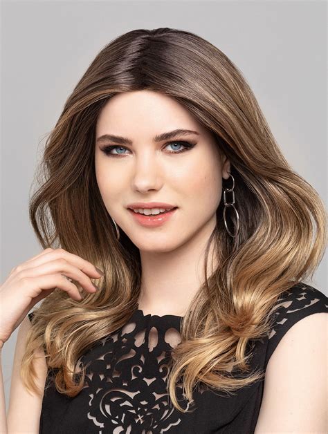 Long Monofilament Ombre/2 tone Wavy Without Bangs Good Quality Synthetic Wigs