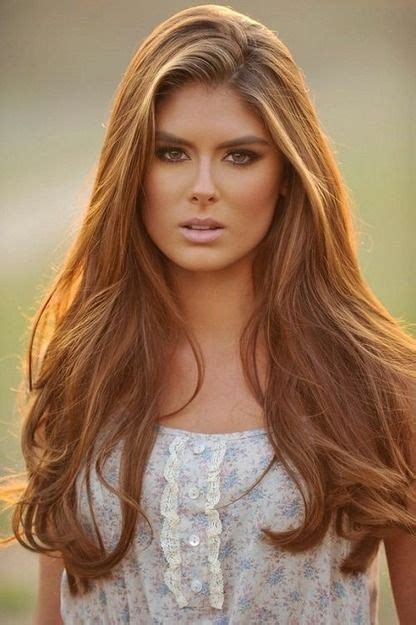 Long and Flowing Light Brown Hair