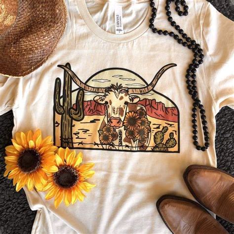 Longhorn Tee Shirts: The Epitome of Western Chic