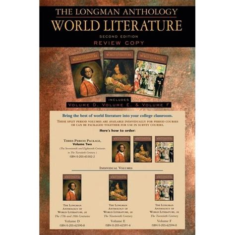 Longman Anthology of World Literature Edition The Complete .. Doc