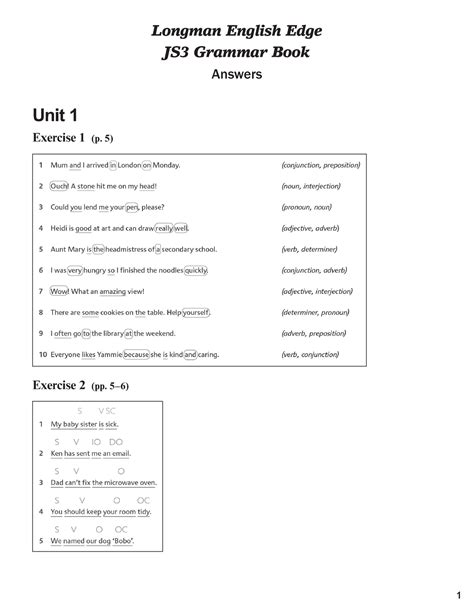 Longman English Grammar Answer Key PDF