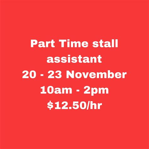 Looking for 10 Part-Time Stall Helpers for a Busy Market