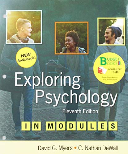 Loose-leaf Version for Exploring Psychology in Modules Kindle Editon