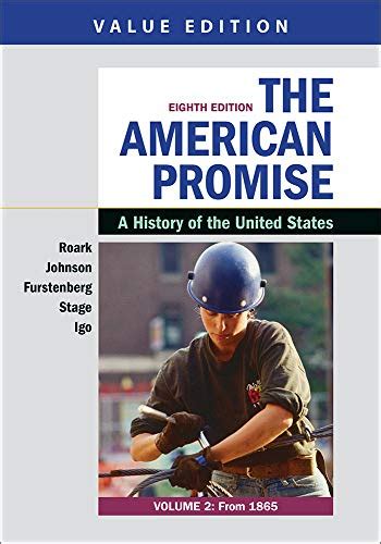 Loose-leaf Version for The American Promise Value Edition Volume 2 A History of the United States Epub