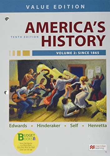 Loose-leaf Version of America s History Value Edition Volume 2 Epub