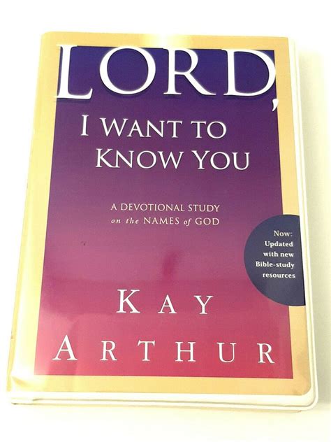 Lord I Want to Know You A Devotional Study on the Names of God Kindle Editon