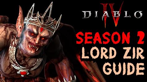 Lord Zir Damage Diablo 4: A Comprehensive Guide to Dominating the Demonic Hordes