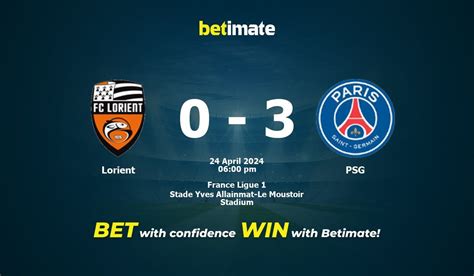 Lorient vs PSG: Uma Análise Detalhada do Jogo de 24/04/2024