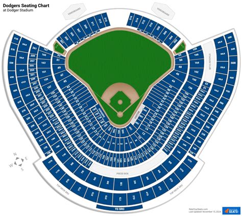 Los Angeles Dodgers Interactive Seating Chart