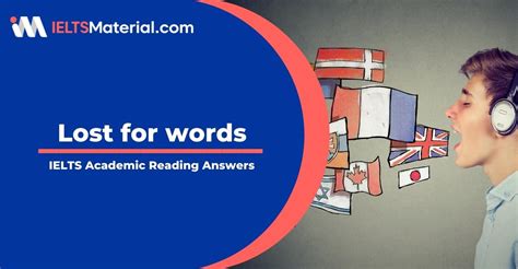 Lost For Words Ielts Answers Doc