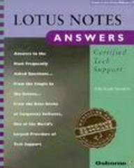 Lotus Notes Answers Certified Tech Support Reader