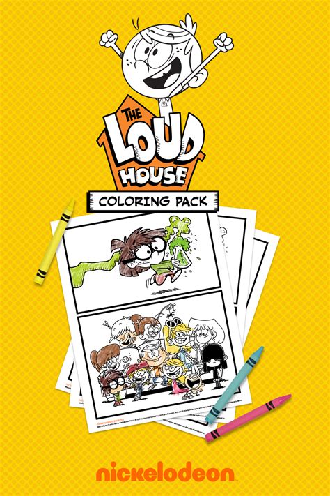 Loud House Pictures to Color: A Creative Outlet for Kids of All Ages