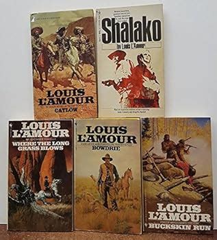 Louis L Amour Five Softbound Books The Trail to Crazy Man The Man Called Noon Tucker The High Graders and Taggart PDF