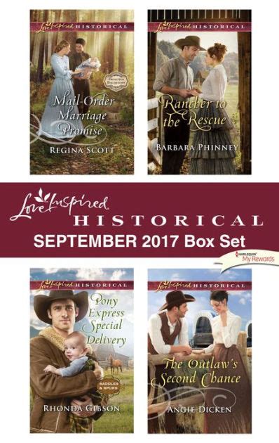 Love Inspired Historical September 2017 Box Set Mail-Order Marriage PromisePony Express Special DeliveryRancher to the RescueThe Outlaw s Second Chance Kindle Editon