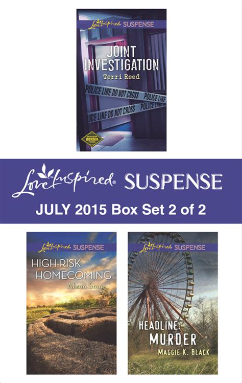 Love Inspired Suspense July 2015 Box Set 2 of 2 Joint InvestigationHigh-Risk HomecomingHeadline Murder Epub