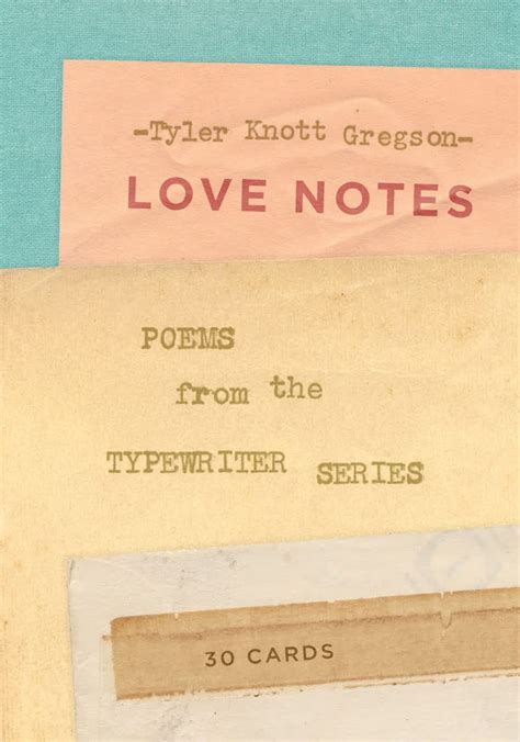 Love Notes 30 Cards Postcard Book Poems from the Typewriter Series Doc