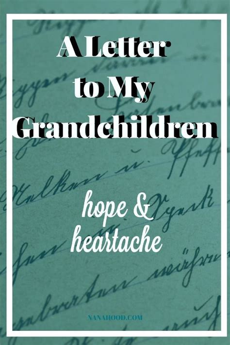 Love in Full Circle A Letter to My Grandchildren Reader