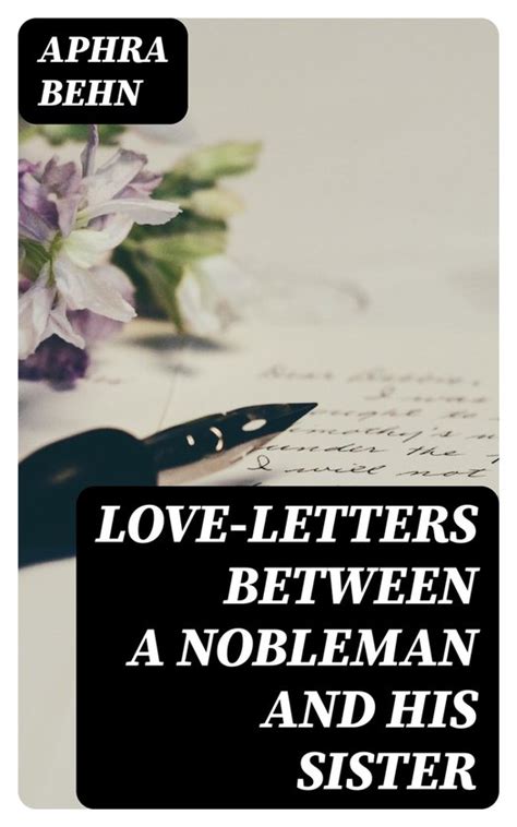 Love-Letters Between a Nobleman and His Sister PDF