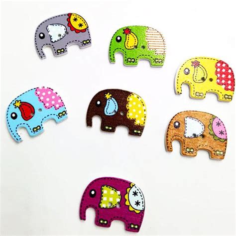 Lovely Button Sticker Iphone Elephant Doc