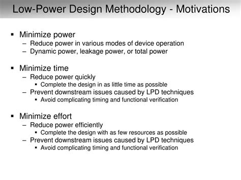 Low Power Design Methodologies 1st Edition Reader