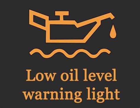 Low oil levels: