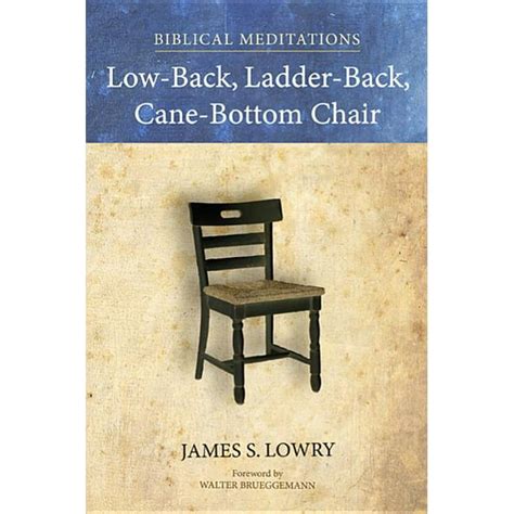 Low-Back Ladder-Back Cane-Bottom Chair Biblical Meditations Doc