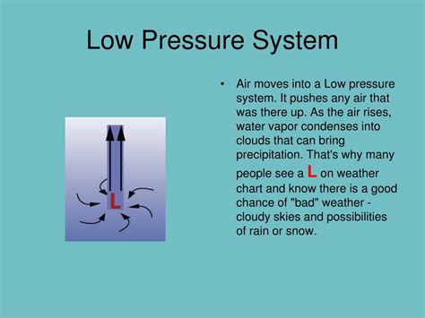 Low-Pressure Systems: