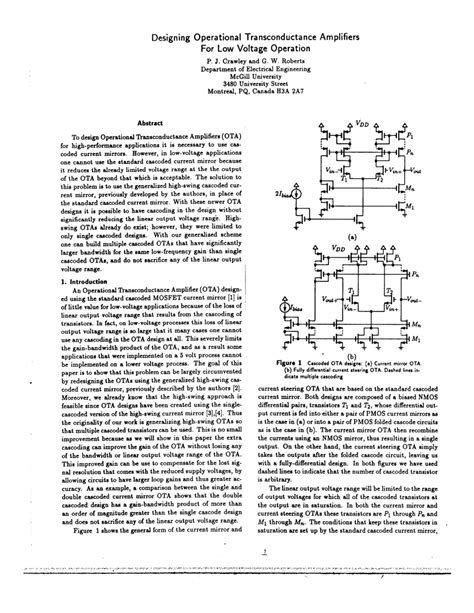 Low-Voltage Operation: