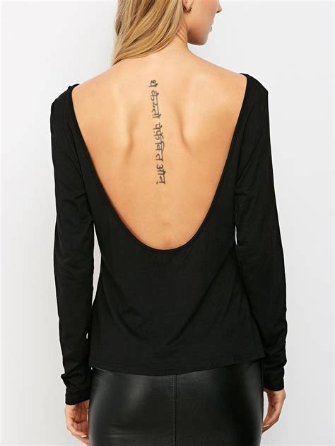 Low-back shirts: