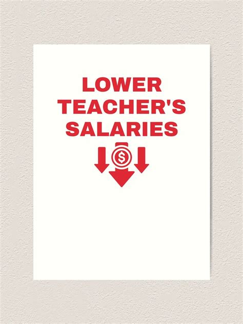 Lower Teacher Salaries: A Shameful Reality and a Call to Action