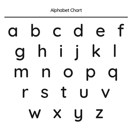 Lowercase Alphabet Printable
