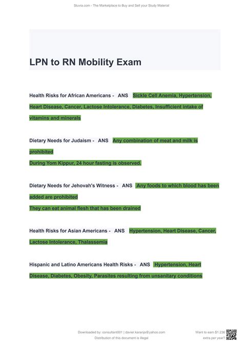 Lpn To Rn Mobility Test Study Guide Ebook Reader