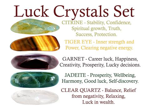 Luck Crystals: The Myth, the Science, and the Applications