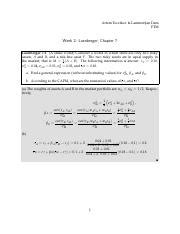 Luenberger Chapter 7 Solutions Doc