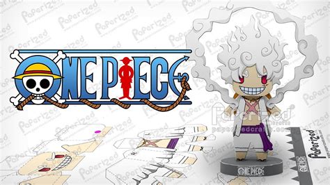 Luffy Gear 5 Paperized Template