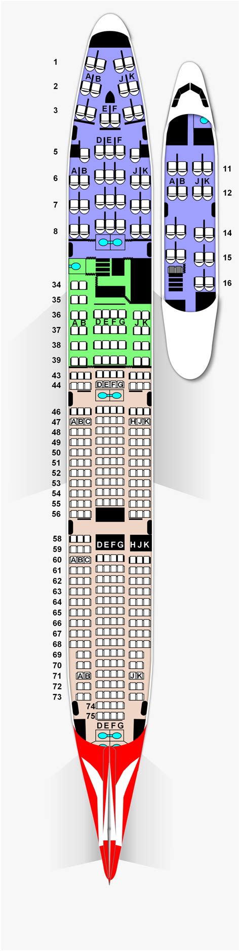 Lufthansa Boeing 747 Seating Chart