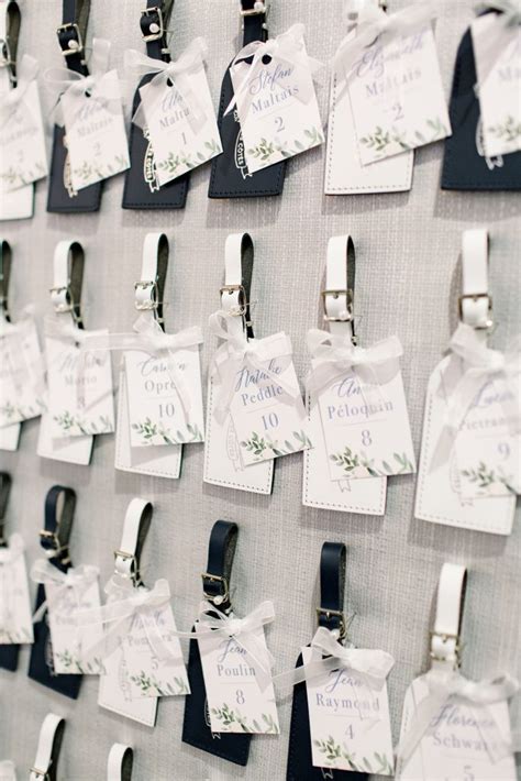 Luggage Tag Seating Chart